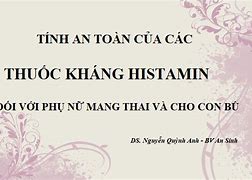 Thuốc Kháng Histamin H1 Cho Phụ Nữ Có Thai