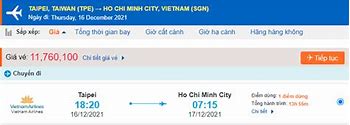 Vé Máy Bay Đài Loan - Việt Nam